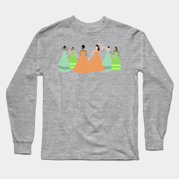 Gowned Ladies Long Sleeve T-Shirt by LochNestFarm